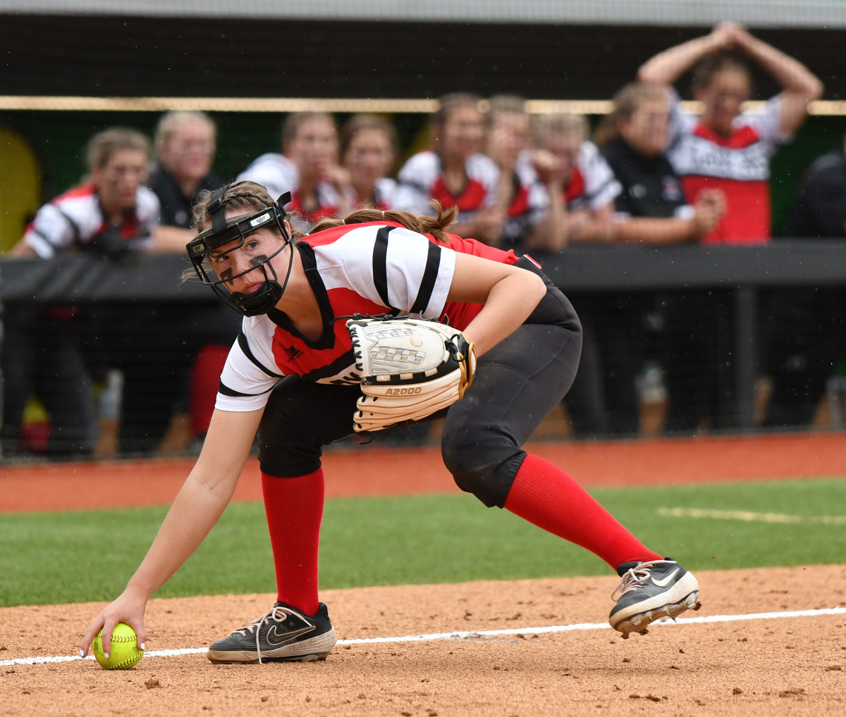 Lakeview Grant Union 2A:1A softball final Taylor Balkom 37